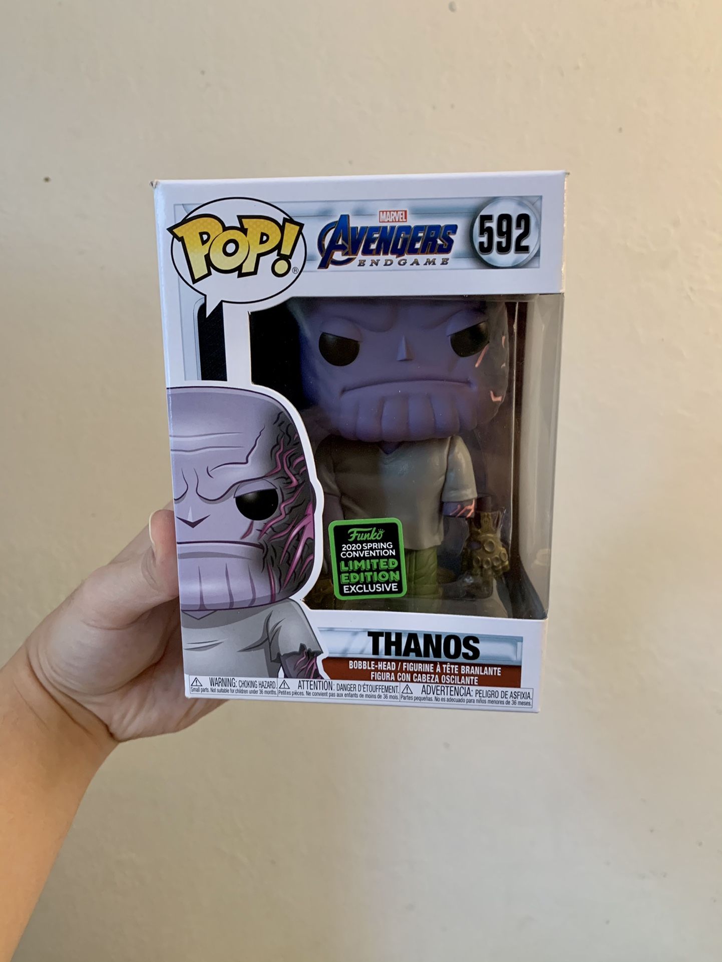 Funko Pop 2020 Spring Convention Exclusive Thanos with Removable Arm Figure