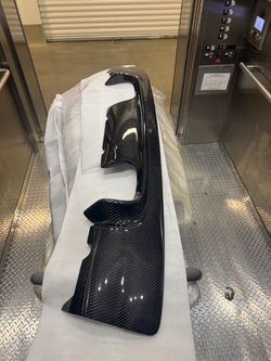 BMW E46 M3 carbon fiber rear diffuser CSL
