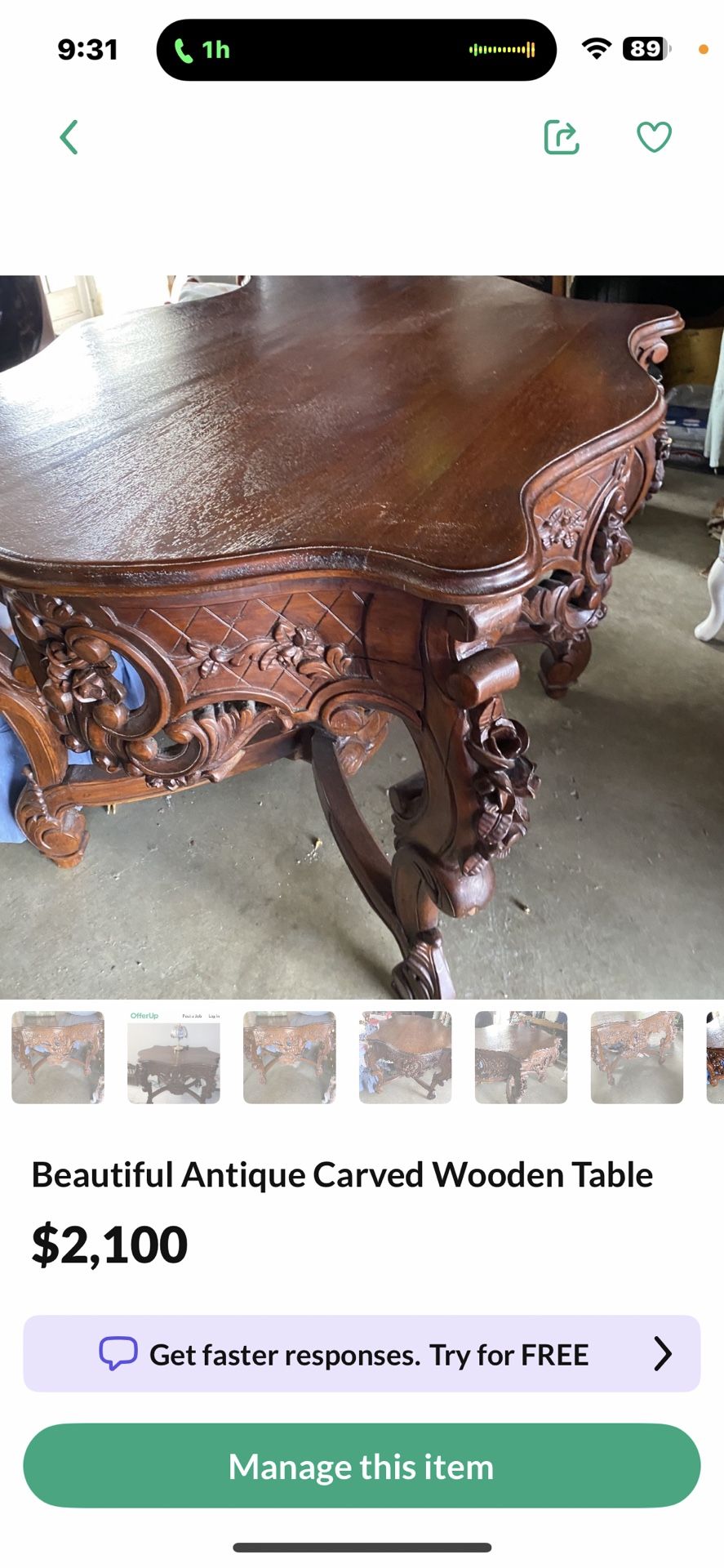 Beautiful Vintage Table 