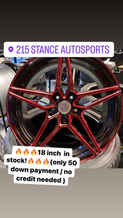 🔥🔥🔥18 inch  in stock!🔥🔥🔥(only 50 down payment / no credit needed )