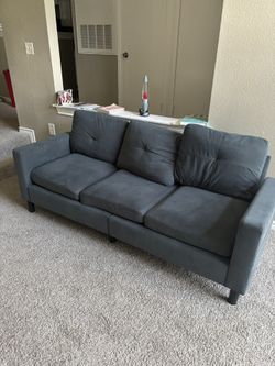 Blue Two Part Couch