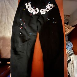 Sp5der Pants (Black And White)