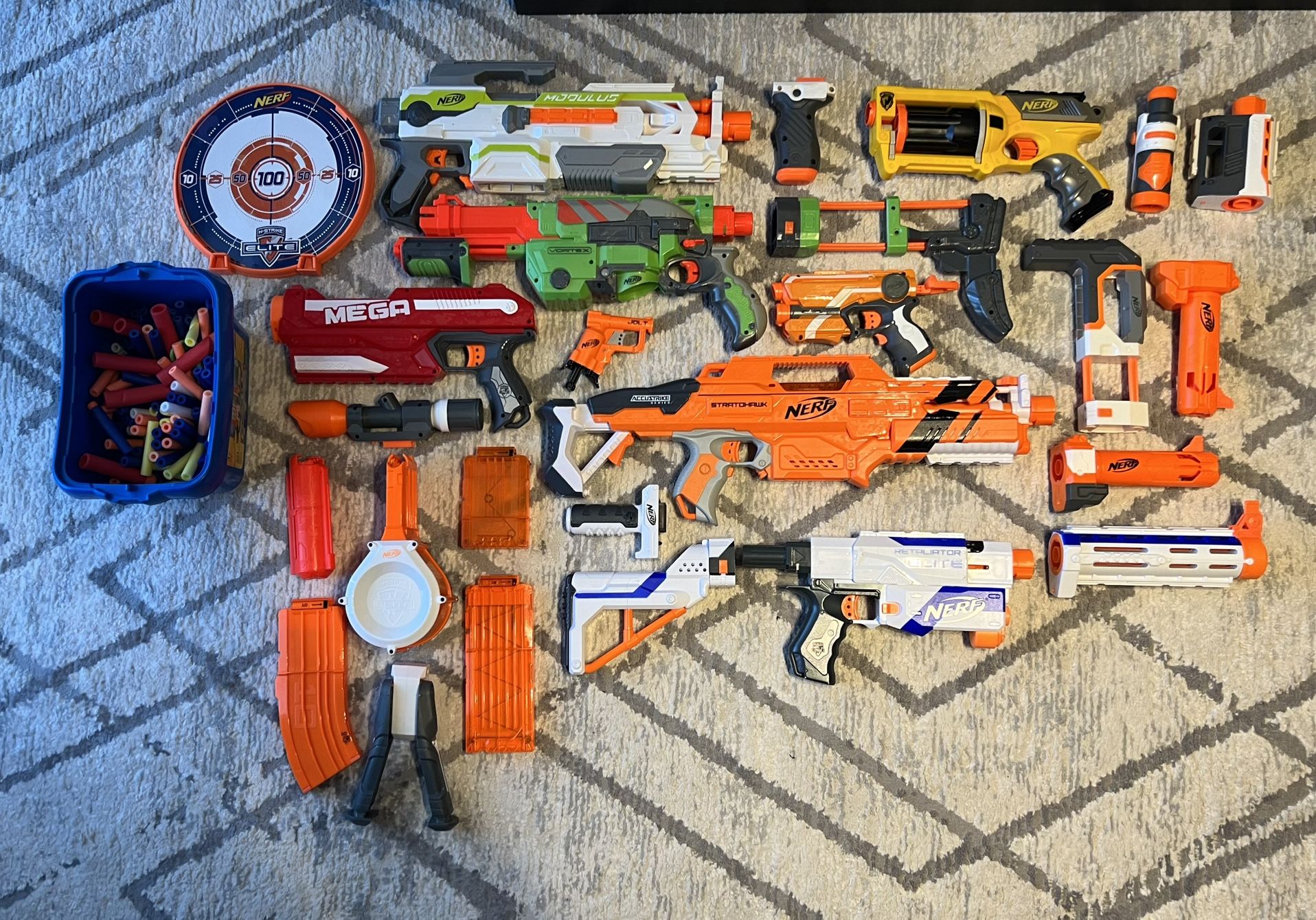Nerf gun collection 