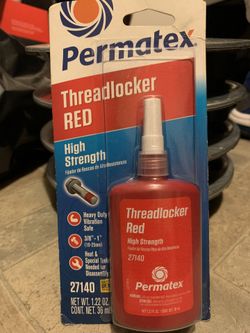 Permatex Threadlocker Red 