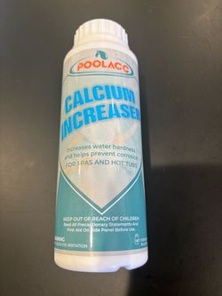 POOLACC Calcium Hardness Increaser for Hot Tub Spa, Easy-to-Use Calcium Booster, Helps Prevent Corrosion, Spa Maintenance Chemicals, 18oz