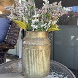 Artificial Potted Plant With Beautiful And Full Floral  