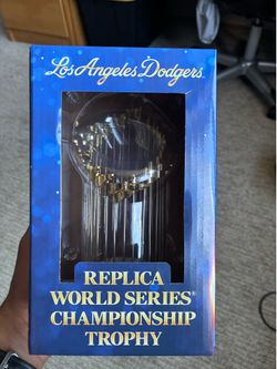 Dodgers World Series trophy replica