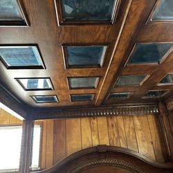 Very Nice Heavy Duty  Mirror On Ceiling Bed Frame Free