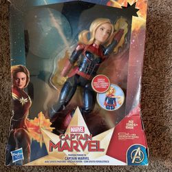 Captain Marvel Doll - Brand New