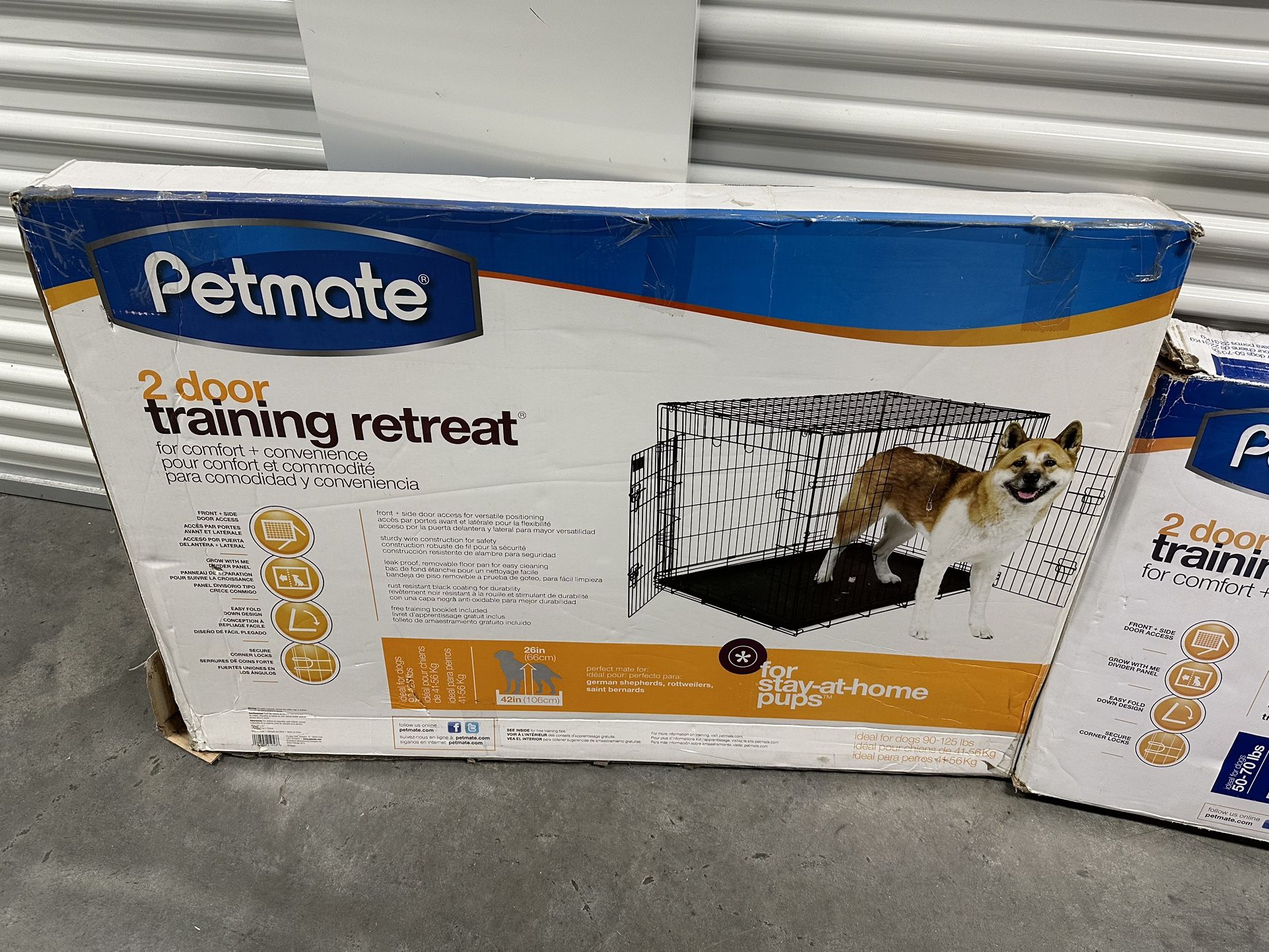 Petmate 2 Door Training Retreat Kennel