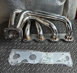 84-85 BMW 318i 81-83 320i l4 M10 Engine T3 Turbo Manifold - Stainless Steel