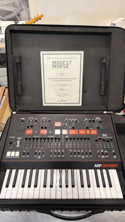 ARP Odyssey Rev3 Duophonic Analog Synthesizer, COA Modest Mouse Guitarist Isaac Brock