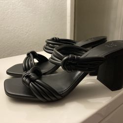 Brand New Black Heeled Sandals