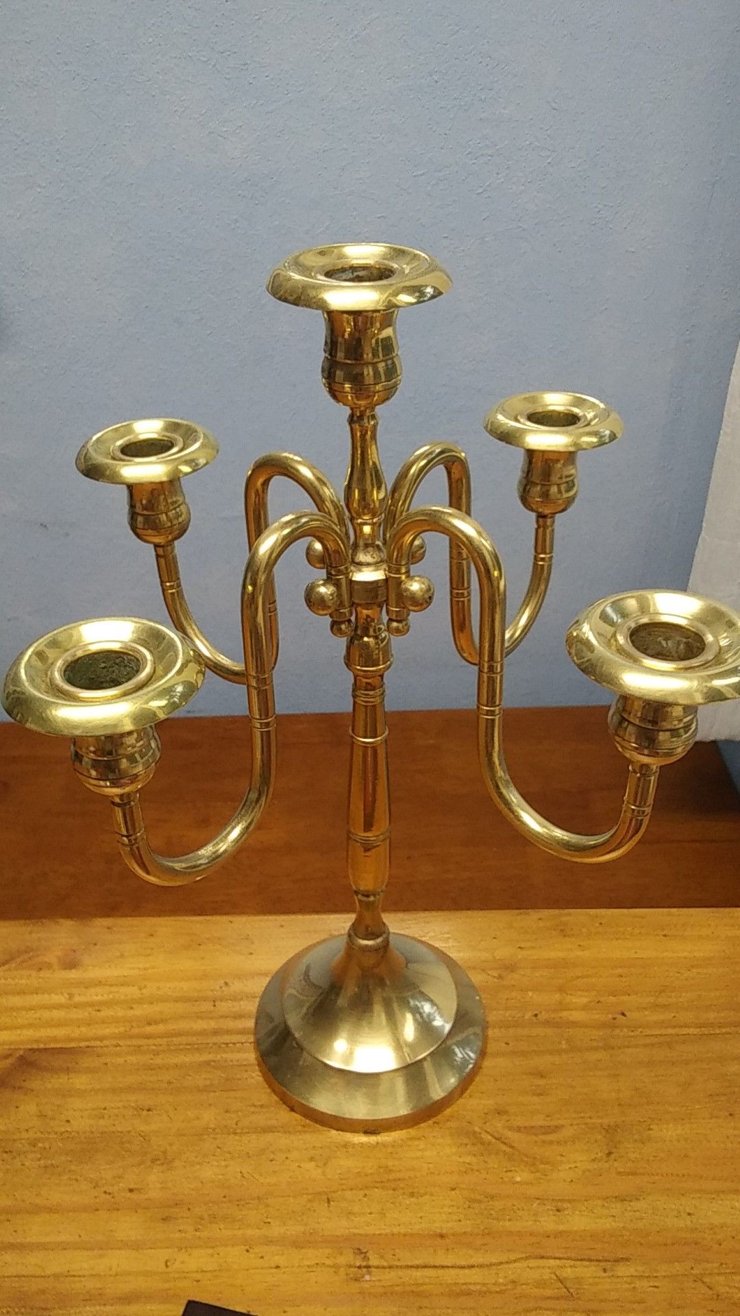 Gorgeous solid brass candelabra