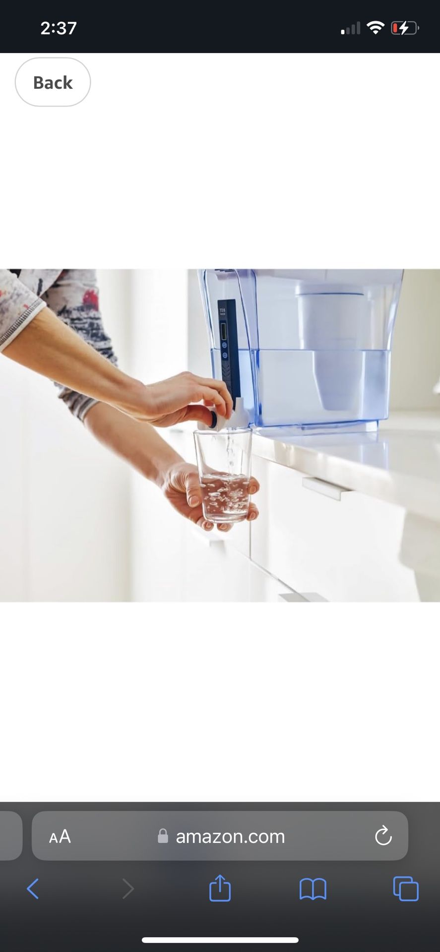 ZEROWATER 5Stage Water filter /23 Cup dispenser