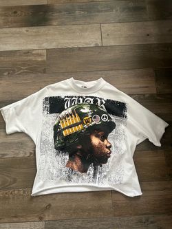 Small War Graphic Tee White Shirt
