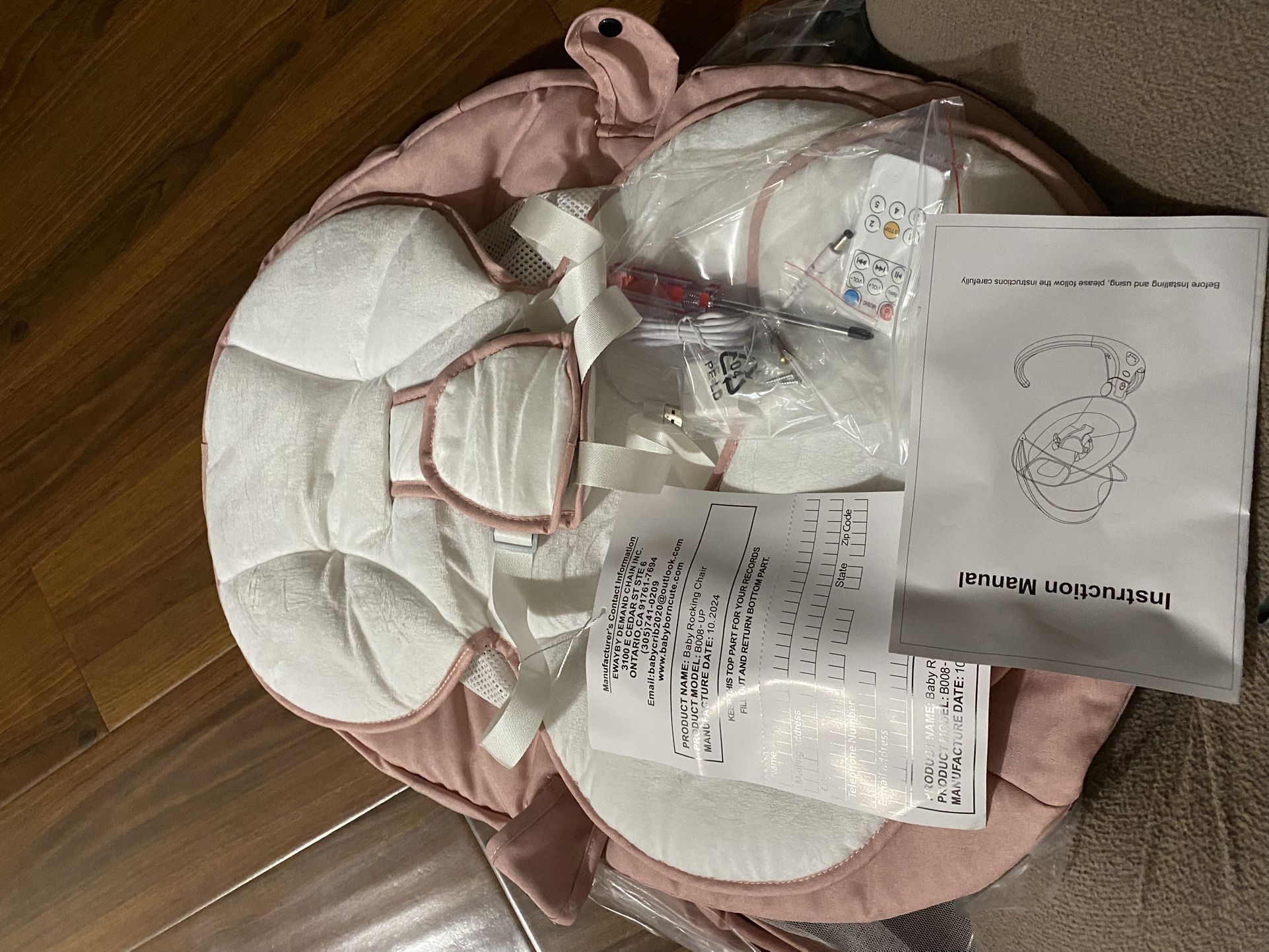 Baby Rocking Chair Pink