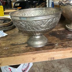 Silver Punch Bowl