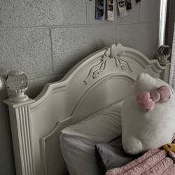 Twin Bed frame and nightstand 