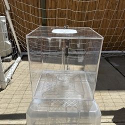 16x16x16 clear fish tank