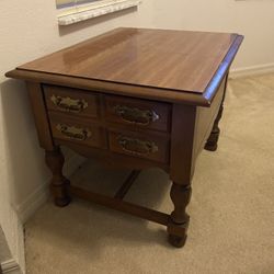 2 Solid Wood End Tables