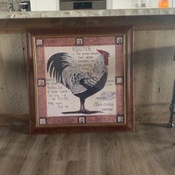Rooster Picture Walk Hanging