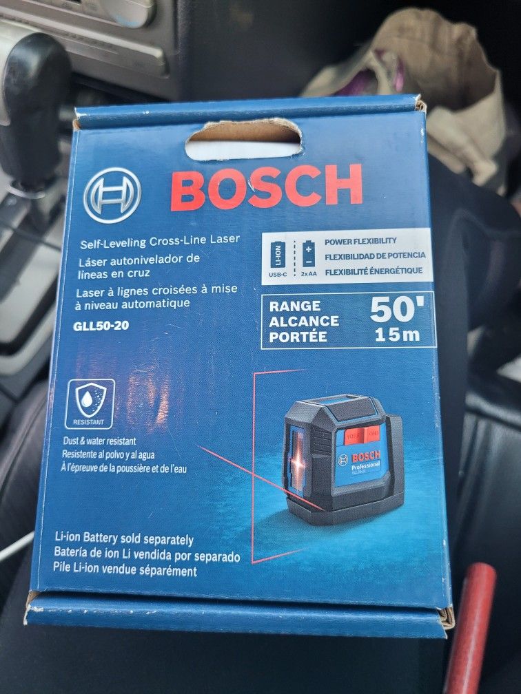 Bosch 50 Feet Self Leveling Cross Line Laser