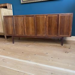 Mid Century Walnut Credenza