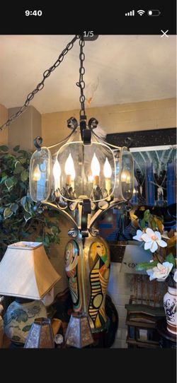 Vintage hanging light
