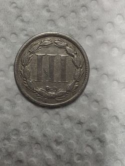 1872 three cent nickel