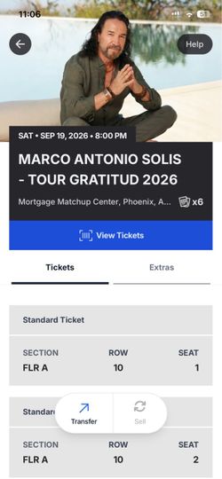 Marco Antonio Solis MAS CERCA DE TI WORLD TOUR Saturday September 19th