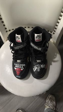 Black NBA Af1 Supreme