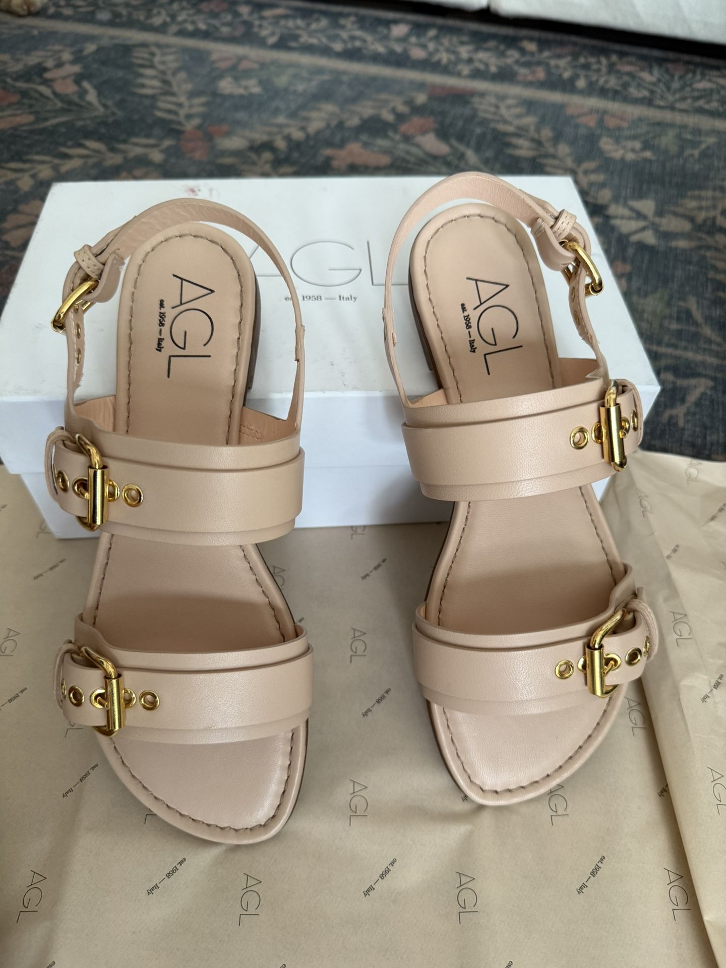 AGL Summer Multi Buckles - Size UK 39