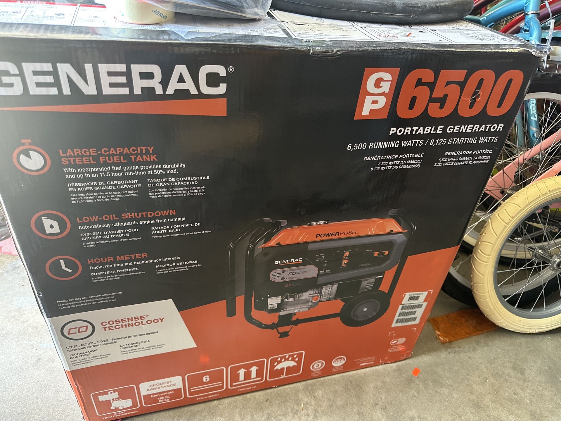Generator GP6500 Brand New