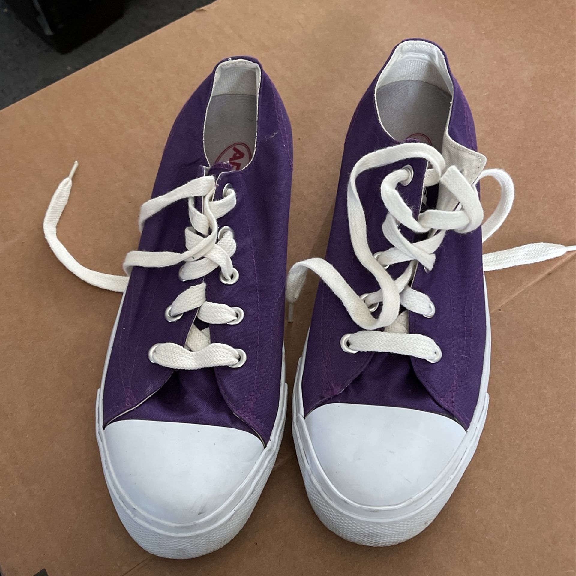 Purple Tennis Shoes Size 9