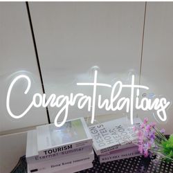 Congratulations Neon Sign 
