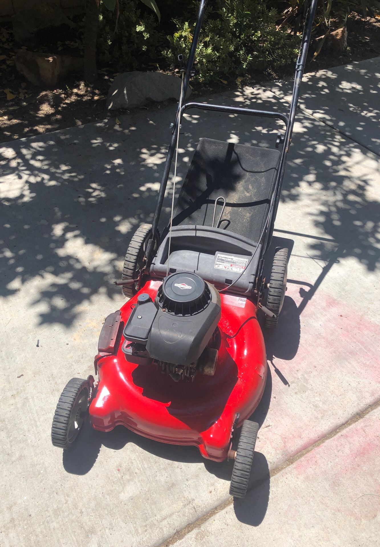 Lawn mower MTD ready to work!