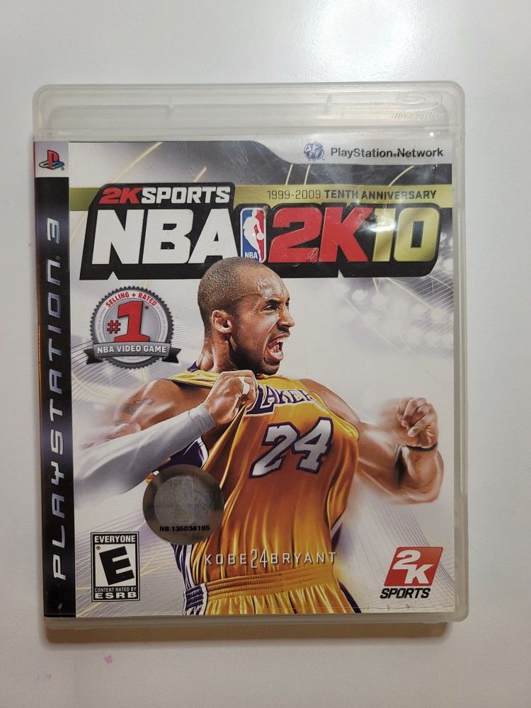 Ps3 Game...nba 2k10 10th Anniversary Edition !!!