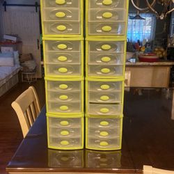 Small 8 Storage Containers Stackable 