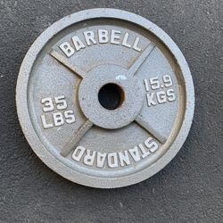 1 Olympic Size 35lb Weight 