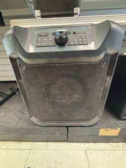 Black/Red ION portable speaker