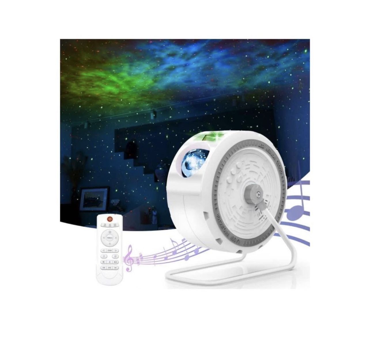 💙 $25 Brand New In Box Star Galaxy Projector with 7 Colors LED Nebula