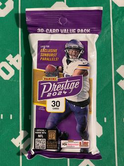 2024 Panini Prestige Football Cards Fat Pack - 30 NFL Trading Cards Inside!