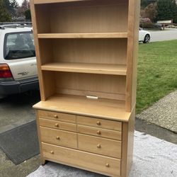 Dresser, Hutch, Pine, 3 Drawers, Good Condition, Delivery