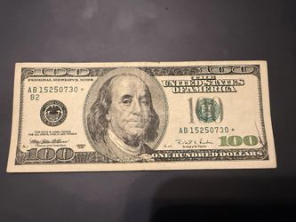 $100 Star Note