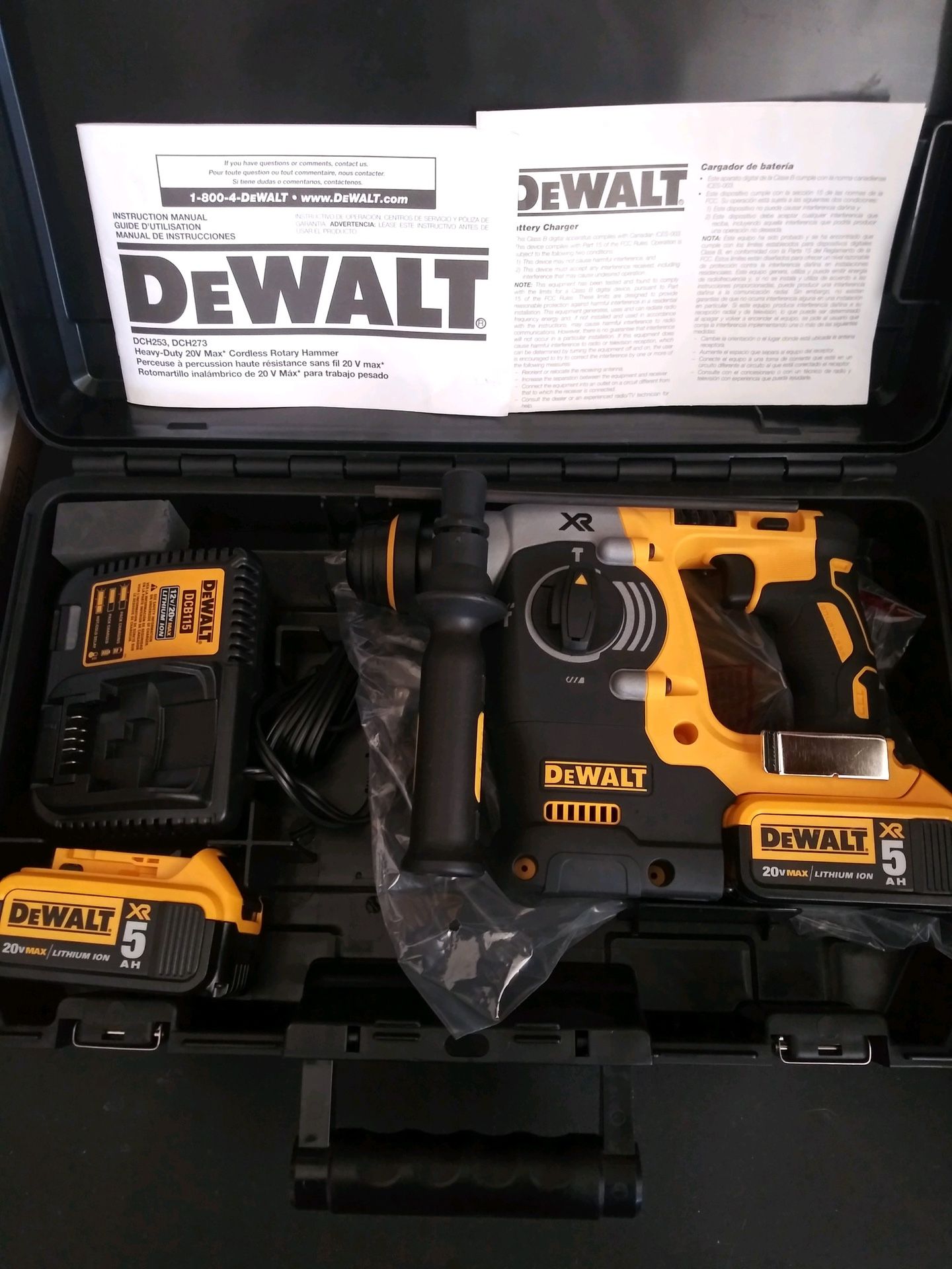 20v XR Dewalt rotary hammer