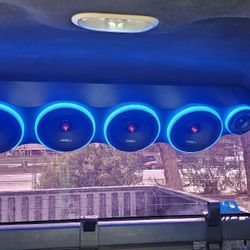 6.5s Ds18 N Tweeters N Rack $320 Firm (Noo LIGHTS )