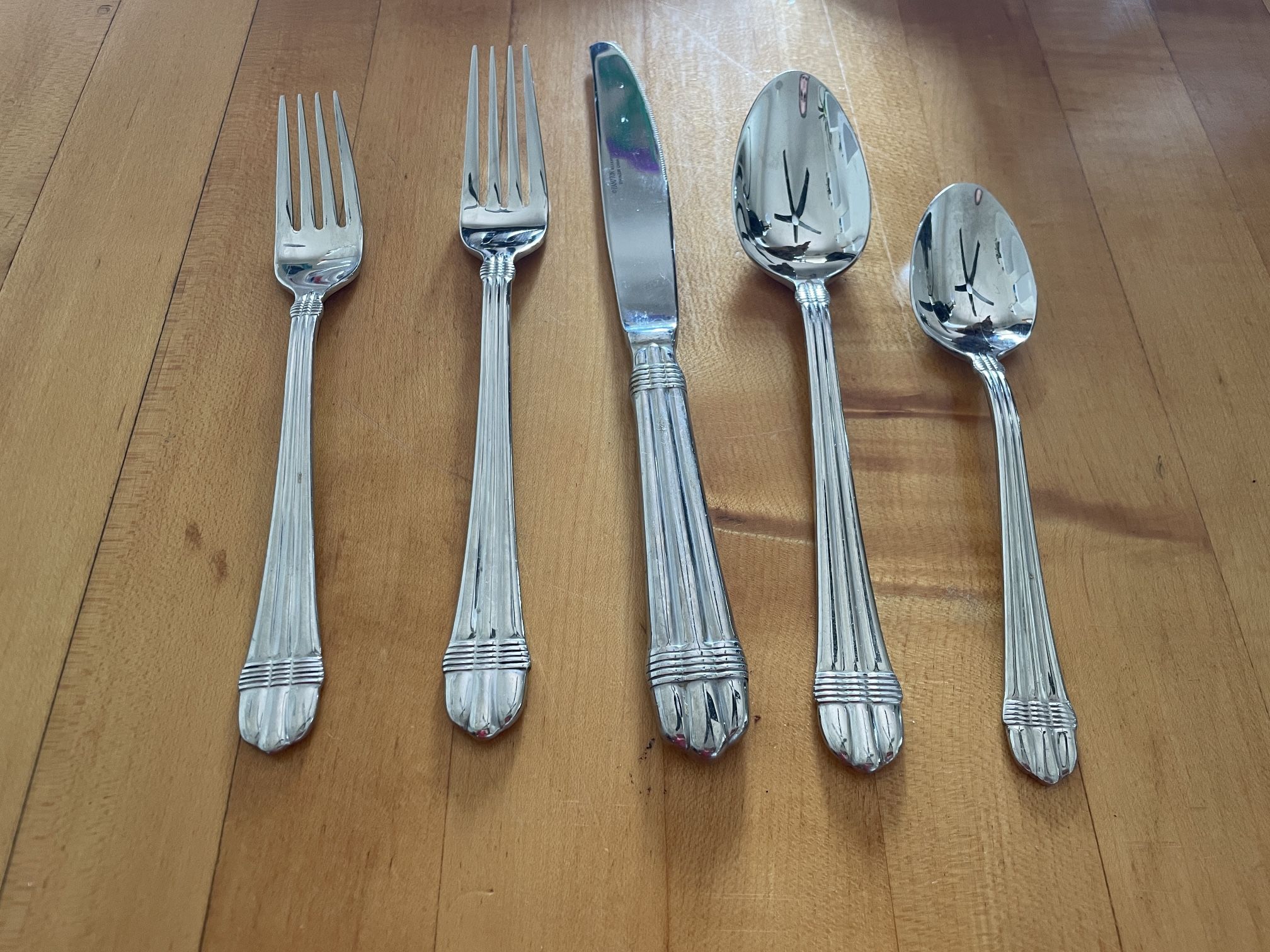 Silverware set Stainless Steel, Hampton Silversmith Odyssey