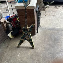 Washburn Dime 332 Jenna flage guitar