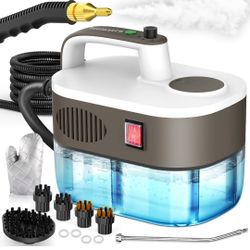 Steam Cleaner Handheld Steamer for Cleaning 1.2L Tank 6 Levels Floor Tile Grout Upholstery